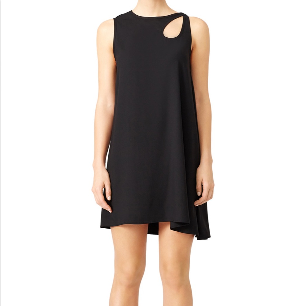 Opening Ceremony black glide cutout shift